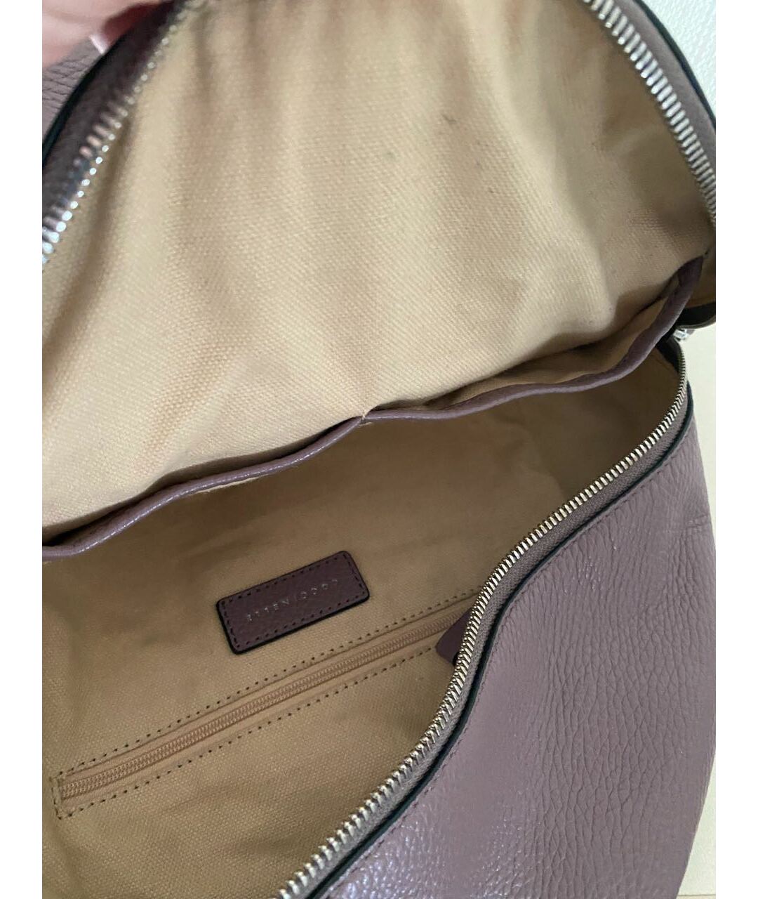COCCINELLE Розовый кожаный рюкзак, фото 5