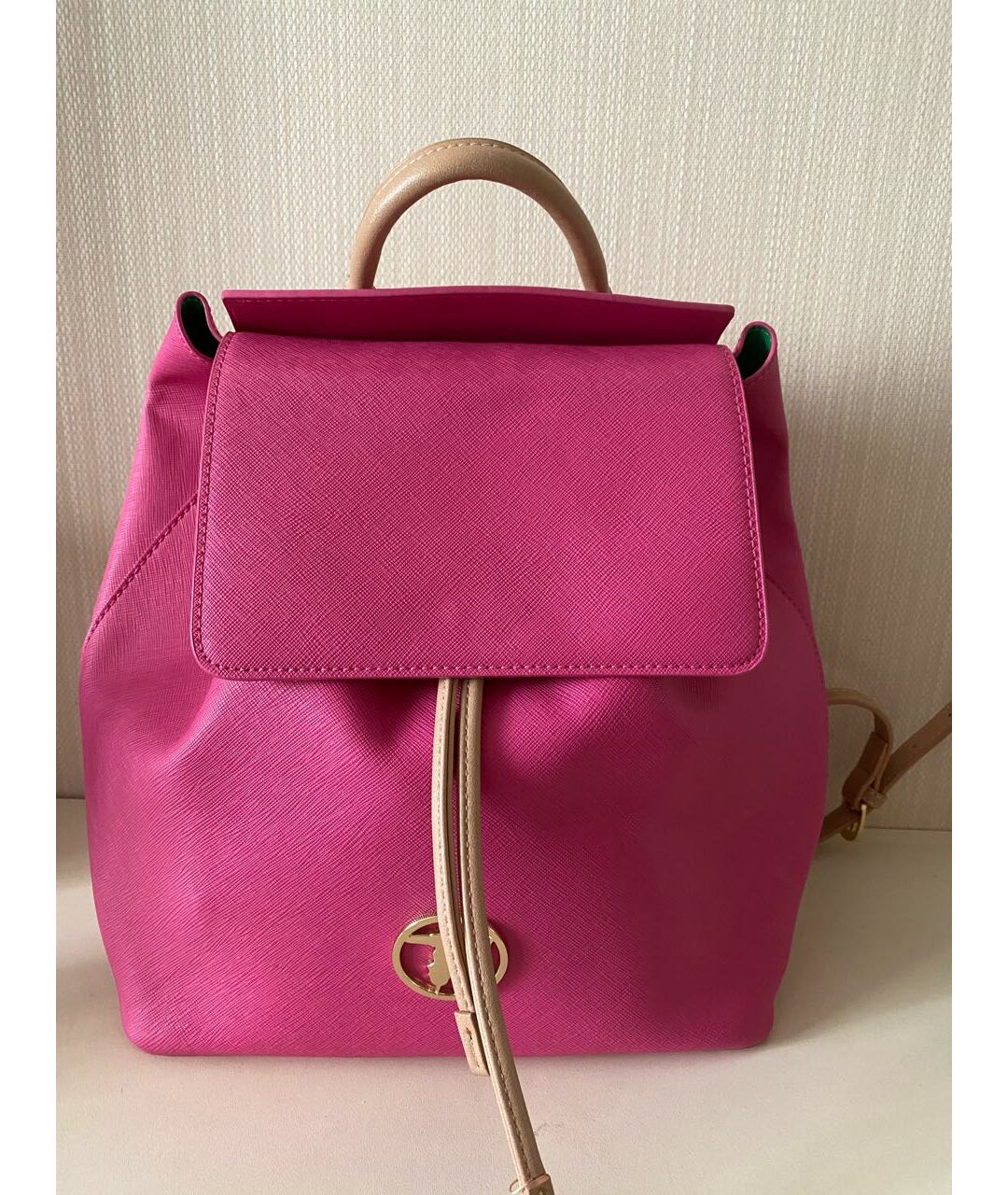 TRUSSARDI Розовый рюкзак, фото 8