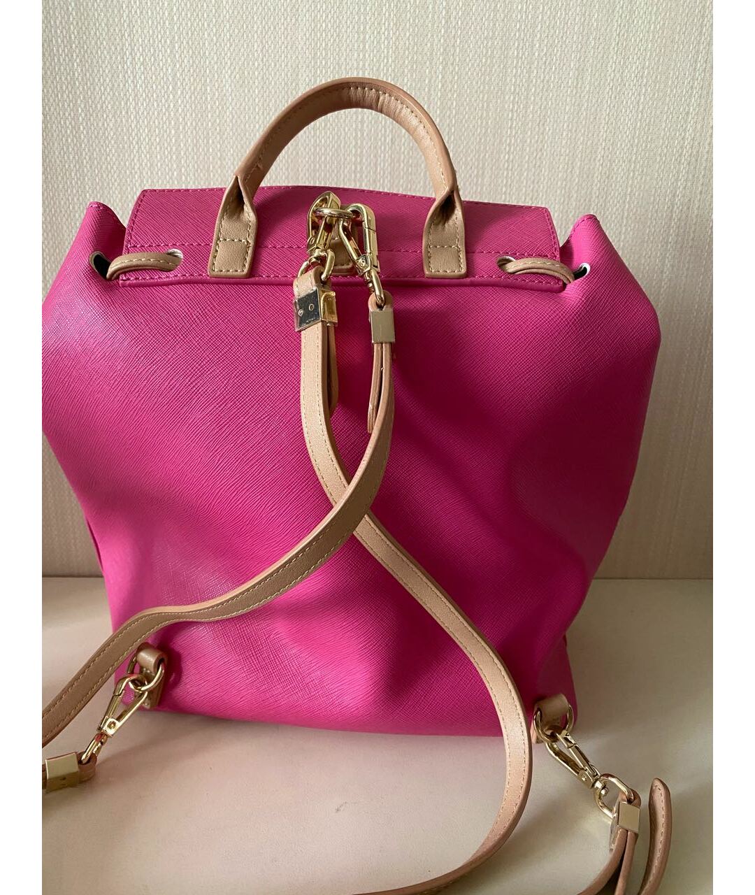TRUSSARDI Розовый рюкзак, фото 4