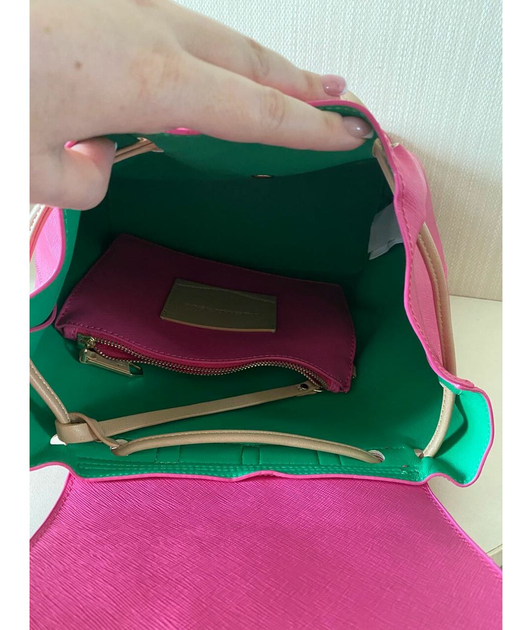 TRUSSARDI Розовый рюкзак, фото 6