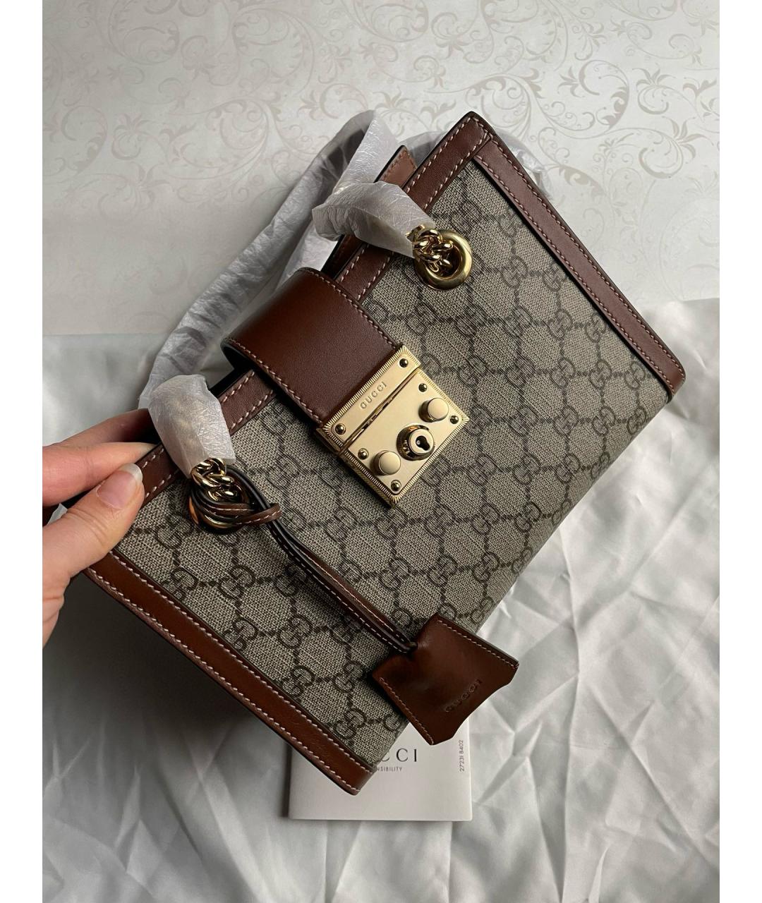 GUCCI Коричневая сумка через плечо, фото 2