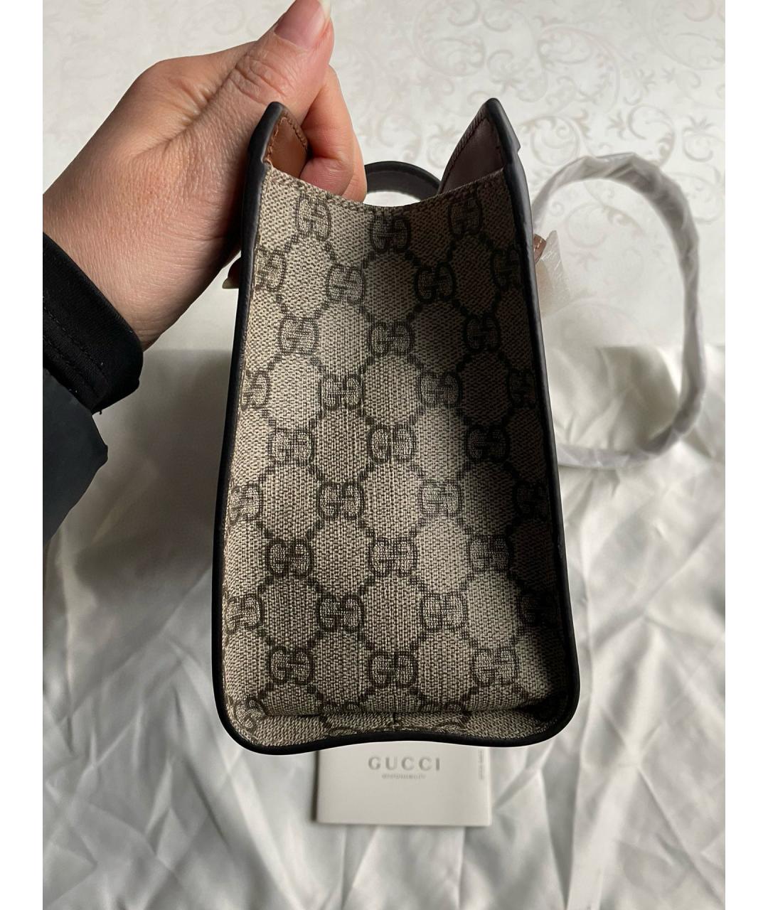GUCCI Коричневая сумка через плечо, фото 5