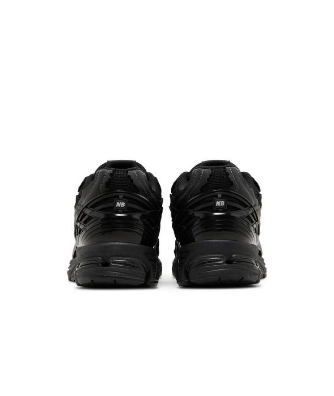 NEW BALANCE Черные кожаные низкие кроссовки / кеды, фото 5
