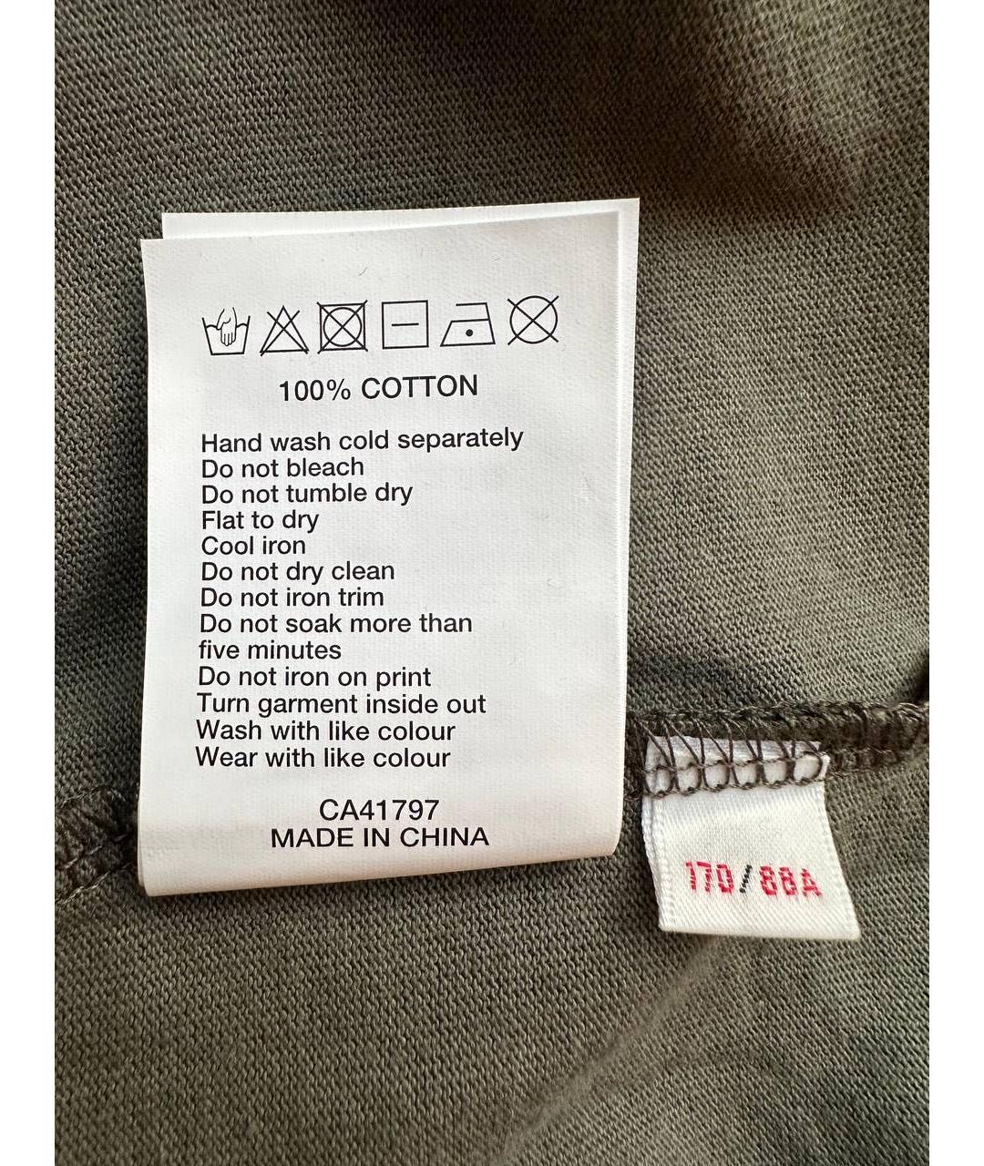 A BATHING APE Зеленая хлопковая футболка, фото 7