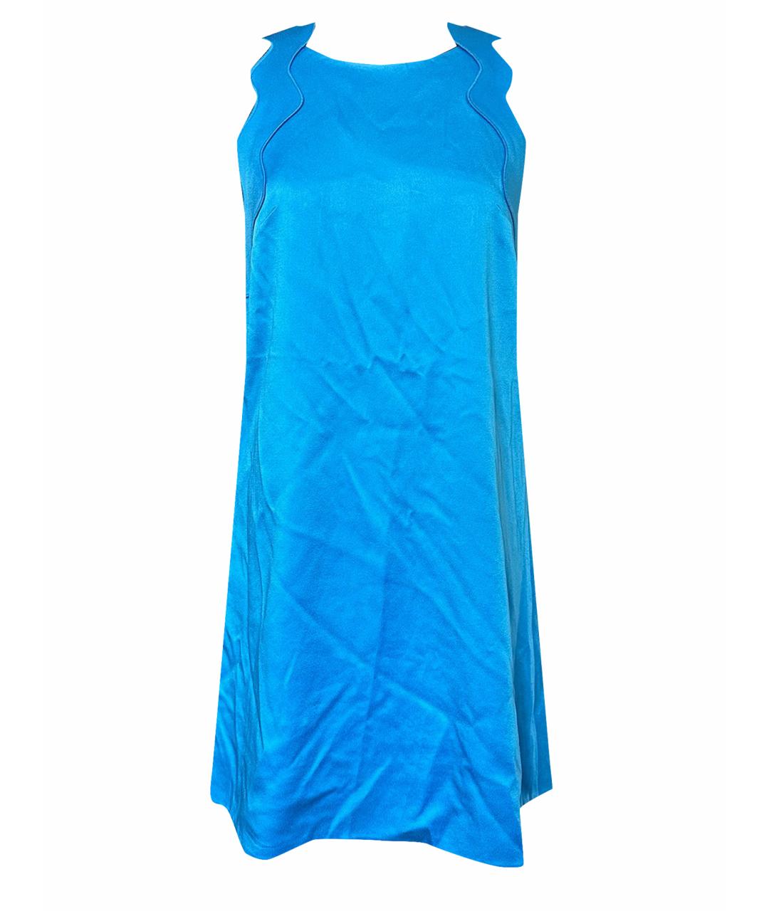 3.1 PHILLIP LIM Голубое коктейльное платье, фото 1