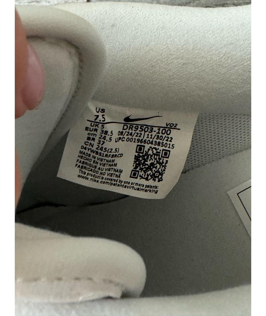 NIKE Нубуковые кроссовки, фото 7