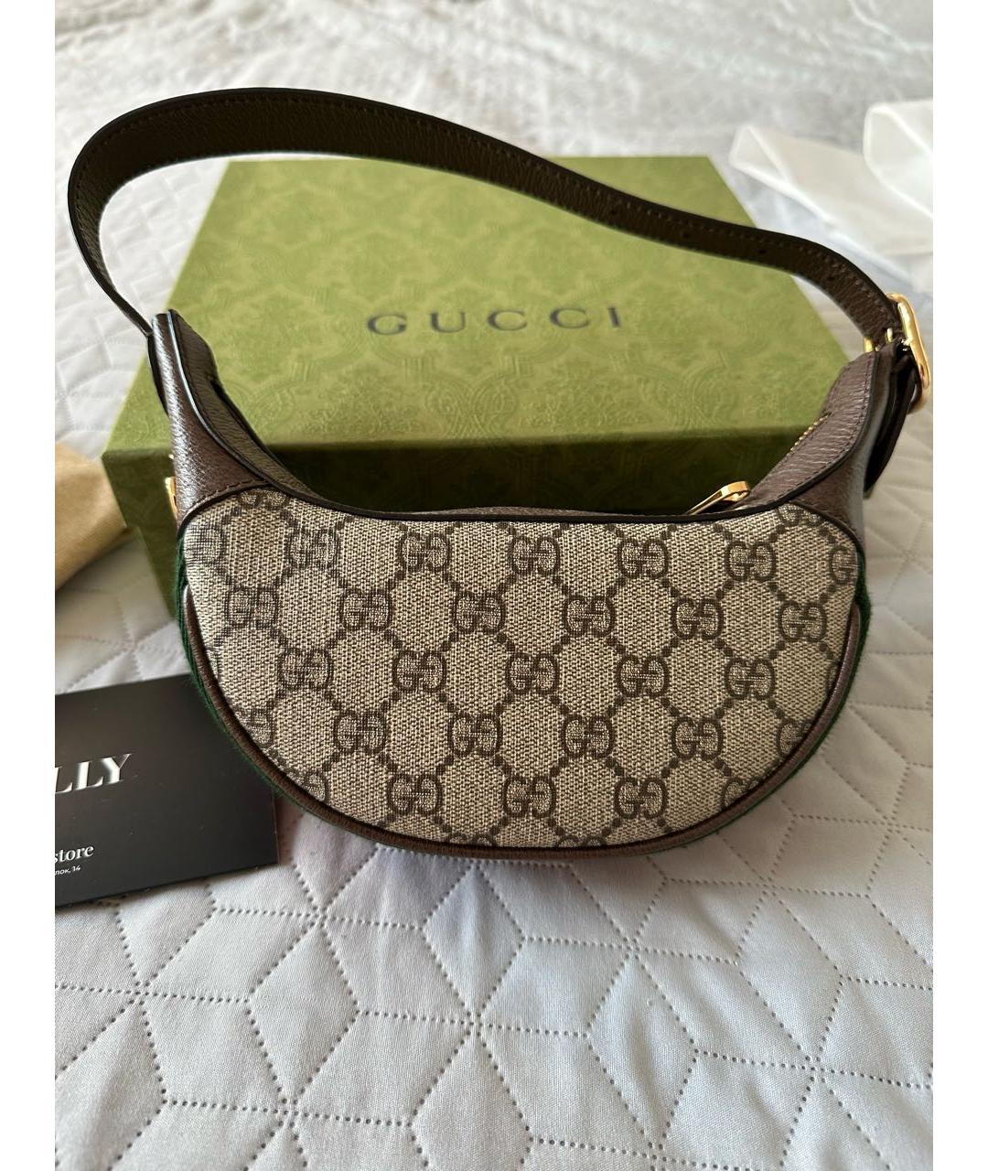 GUCCI Коричневая сумка через плечо, фото 5