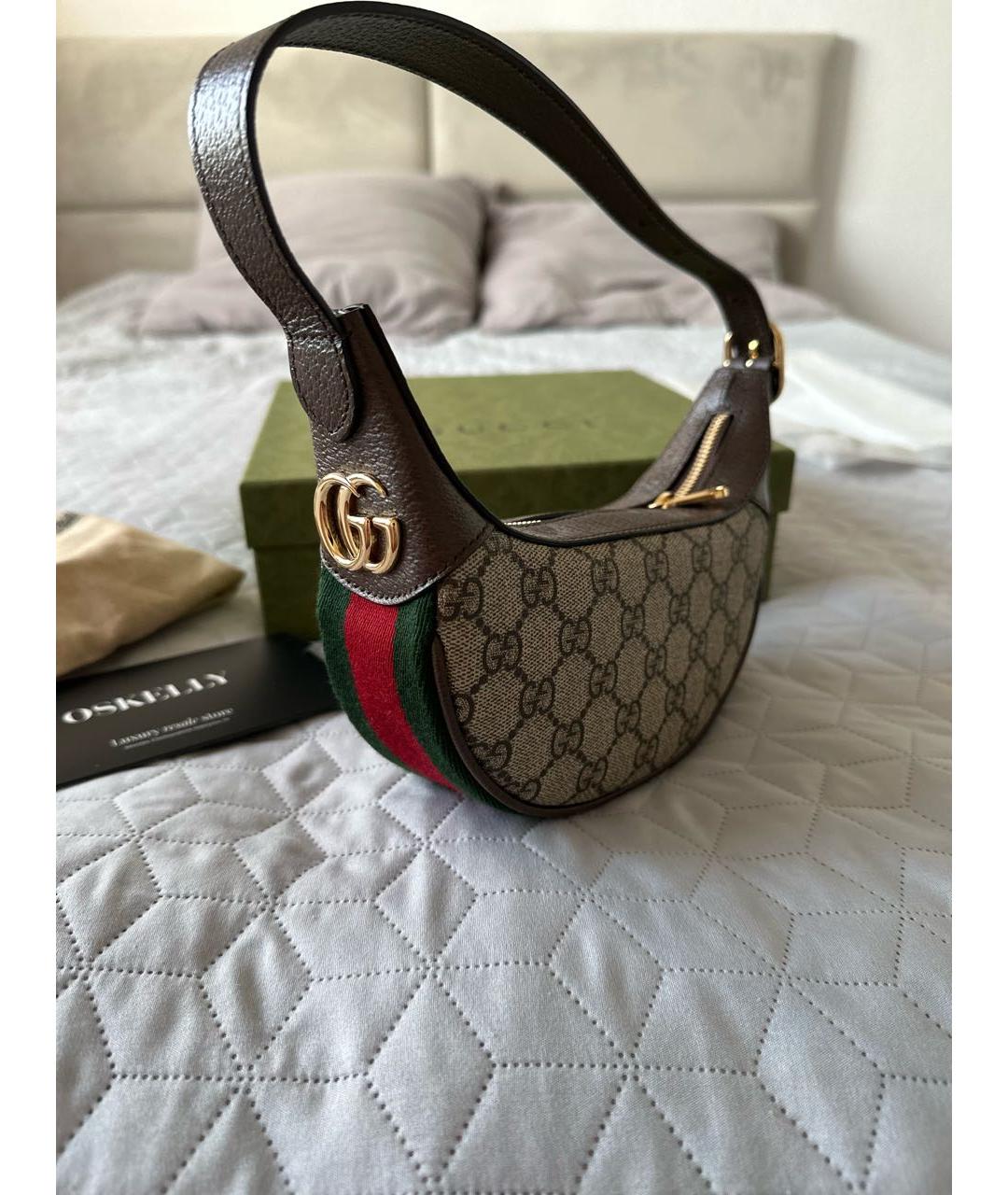 GUCCI Коричневая сумка через плечо, фото 2