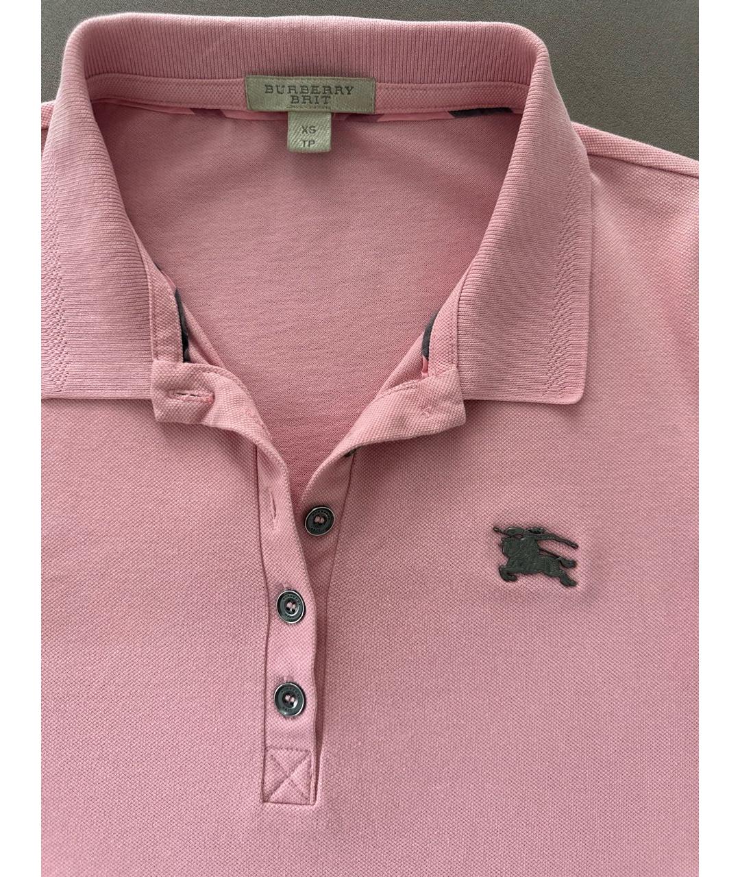 Burberry polo pink best sale