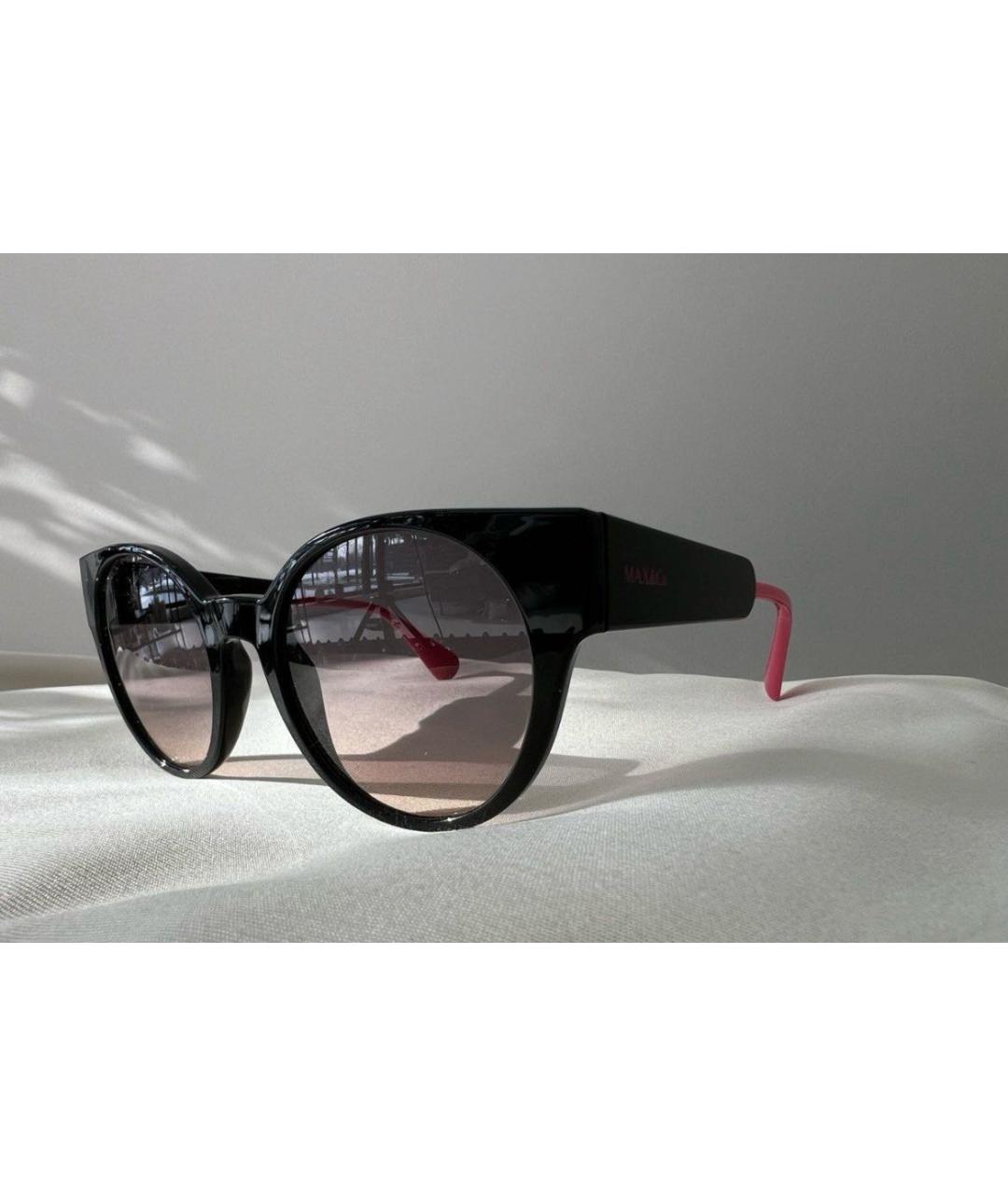 MAX&CO Черные пластиковые солнцезащитные очки, фото 4