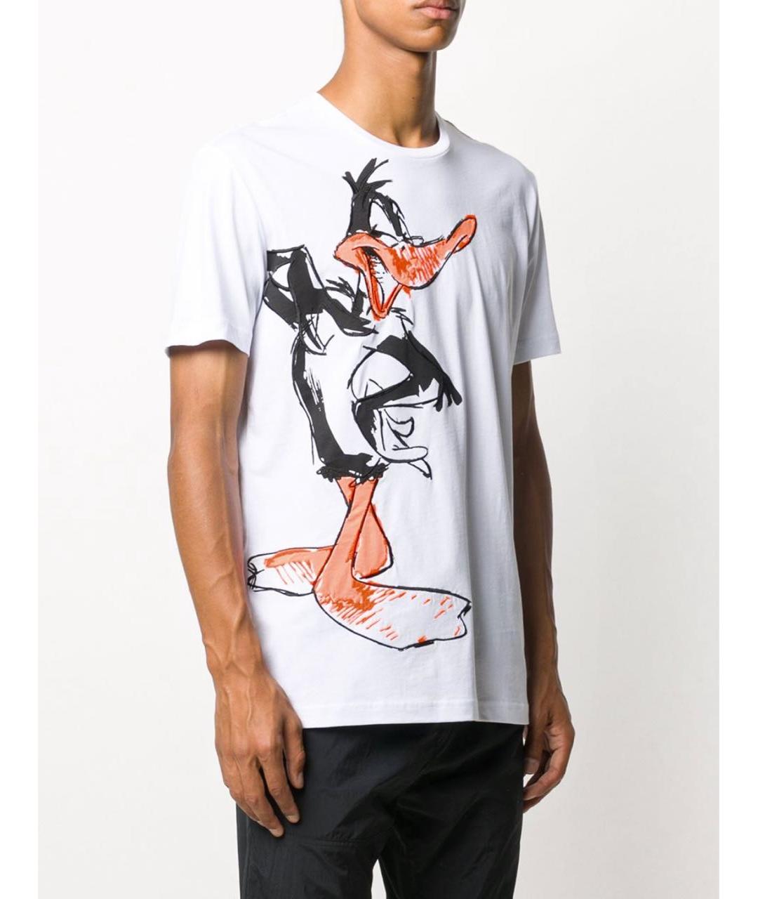 ICEBERG Белая хлопковая футболка, фото 2