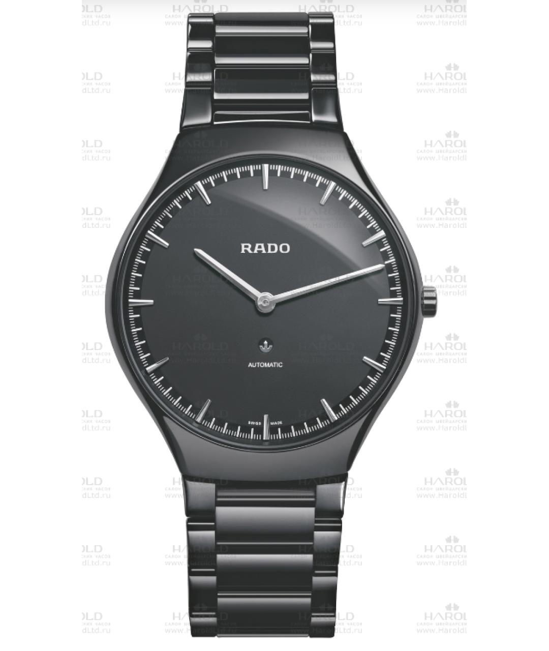 RADO Черные керамические часы, фото 10