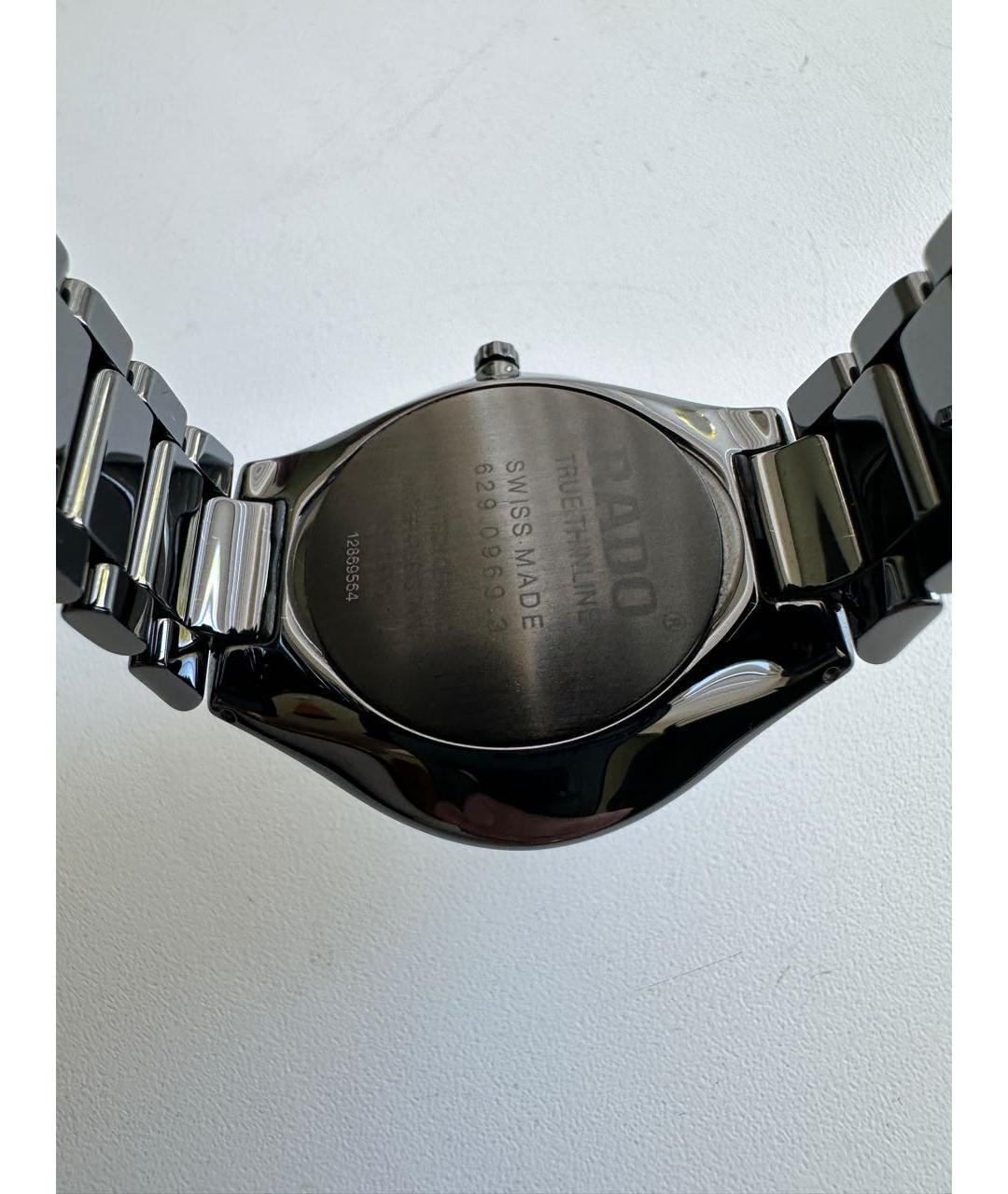 RADO Черные керамические часы, фото 3