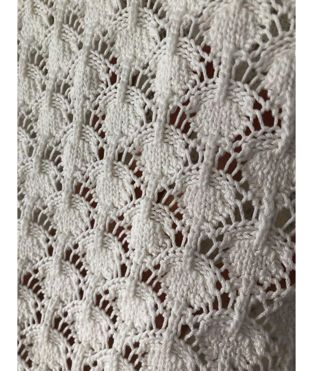 CHRISTIAN DIOR PRE-OWNED Белый хлопковый джемпер / свитер, фото 4
