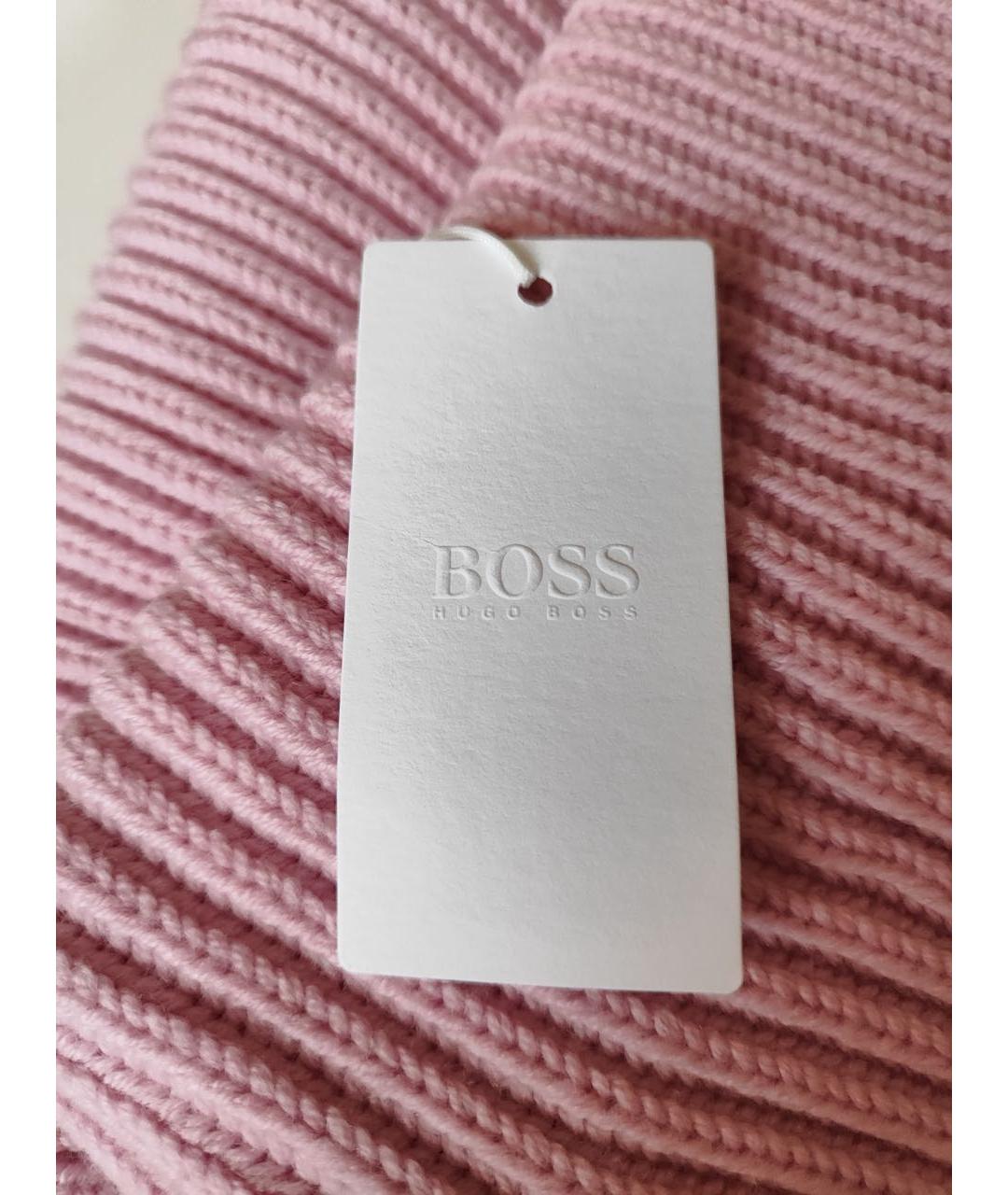 HUGO BOSS Розовый шерстяной джемпер / свитер, фото 5