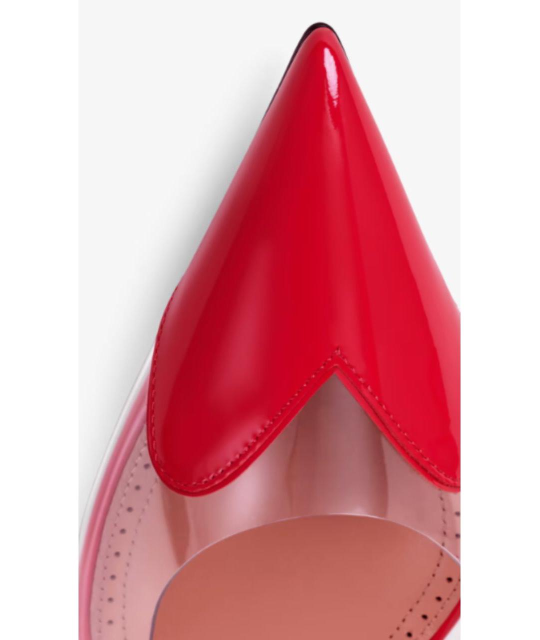 ALAIA Красные босоножки из лакированной кожи, фото 2
