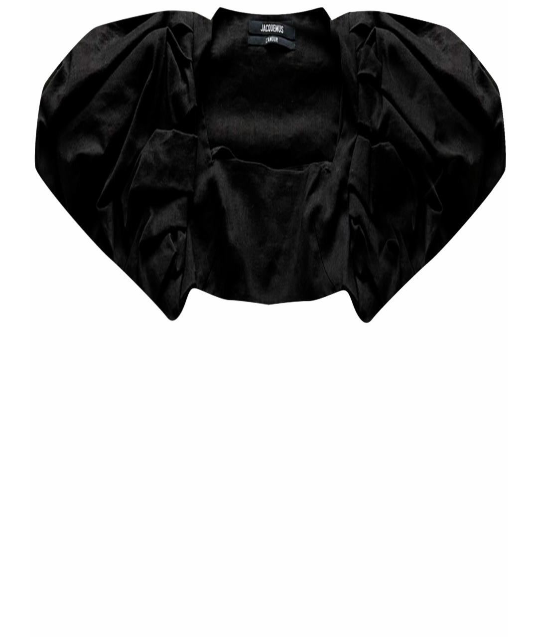 JACQUEMUS Черная льняная блузы, фото 1