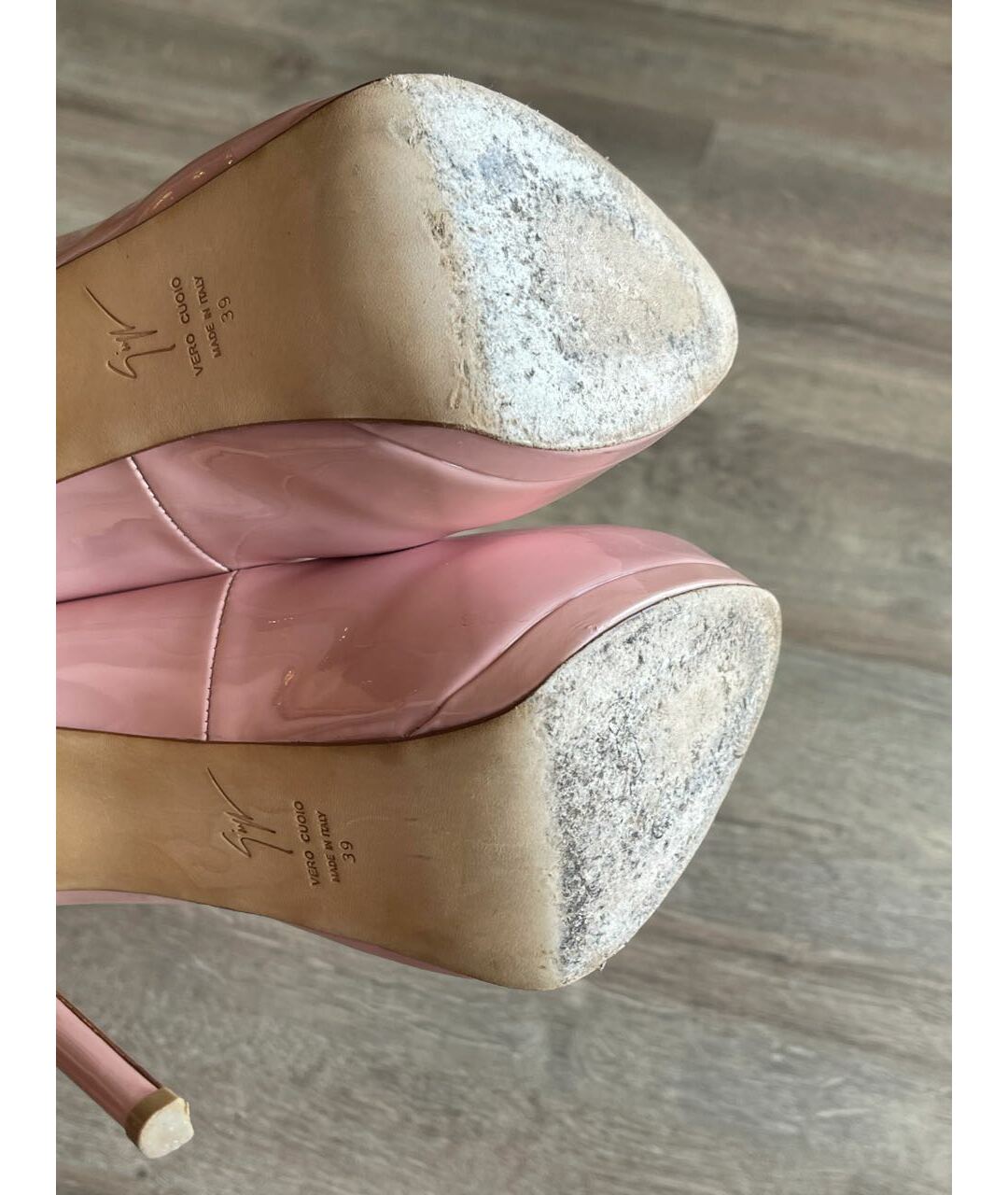 GIUSEPPE ZANOTTI DESIGN Розовые туфли из лакированной кожи, фото 8