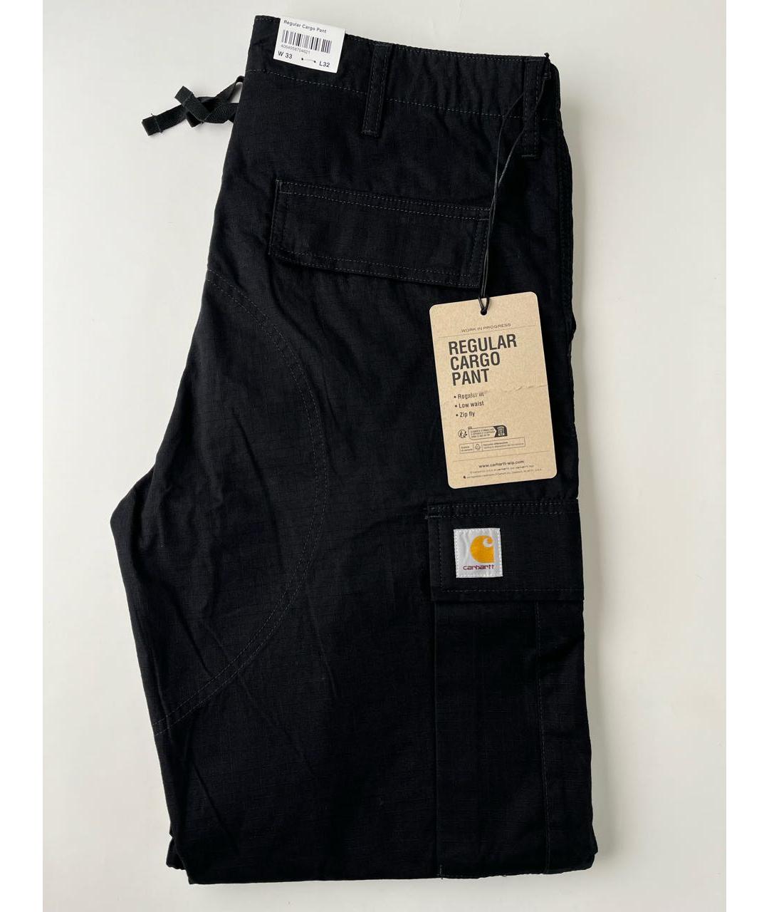 CARHARTT WIP Черные повседневные брюки, фото 4