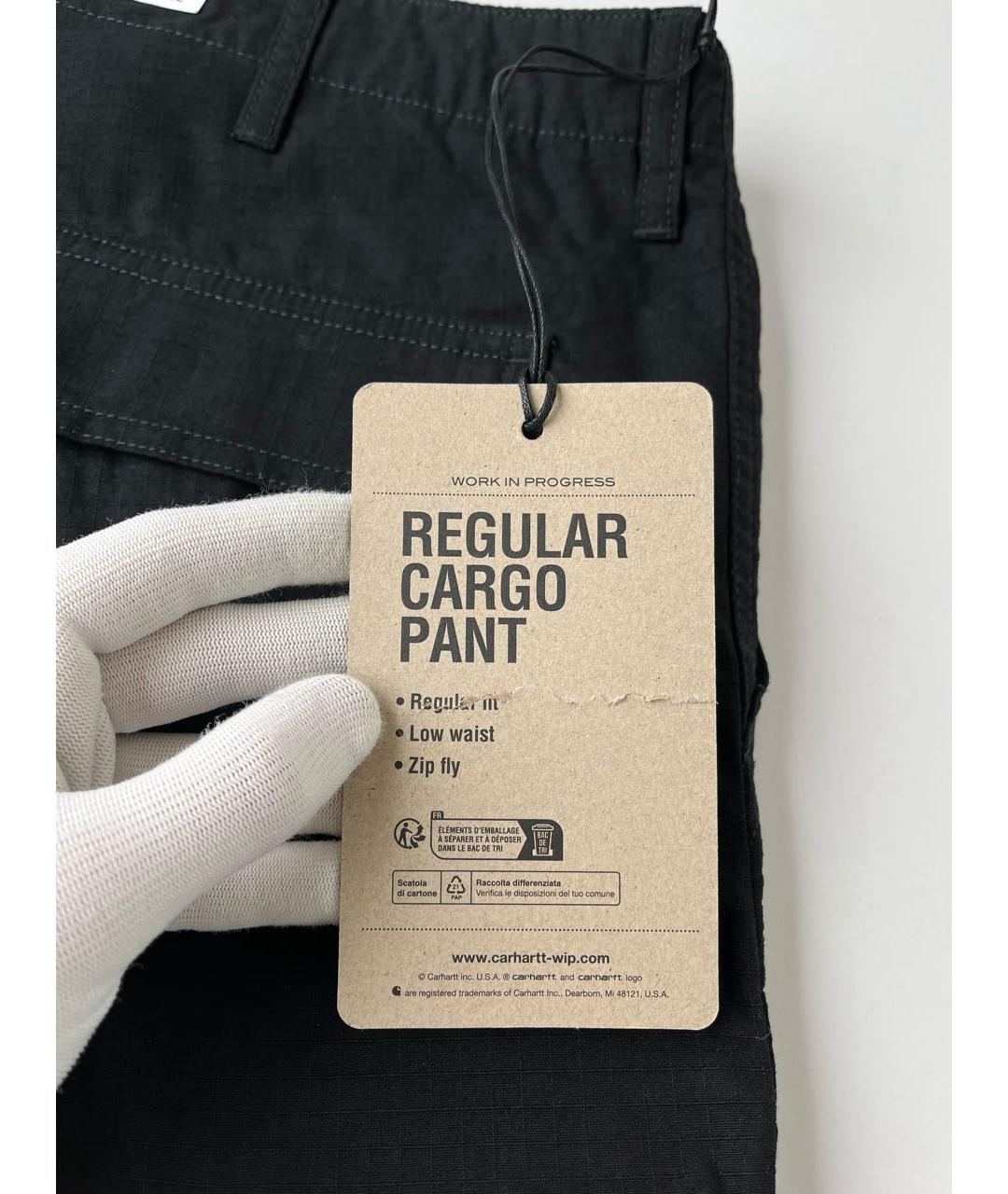 CARHARTT WIP Черные повседневные брюки, фото 5