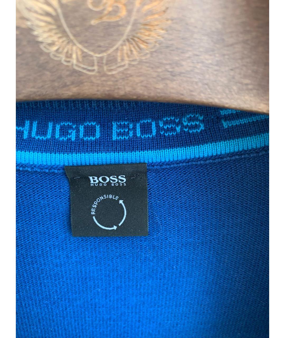 HUGO BOSS Синий джемпер / свитер, фото 4
