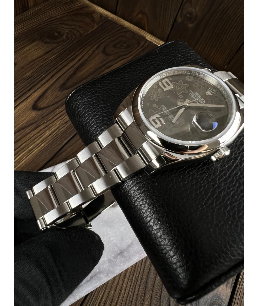 ROLEX Коричневые часы, фото 3