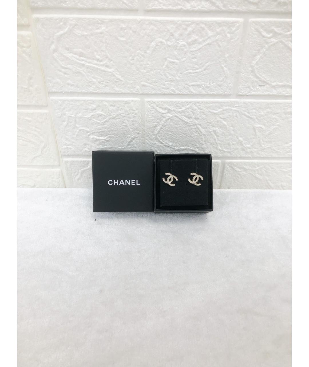CHANEL Серебряные серьги, фото 2