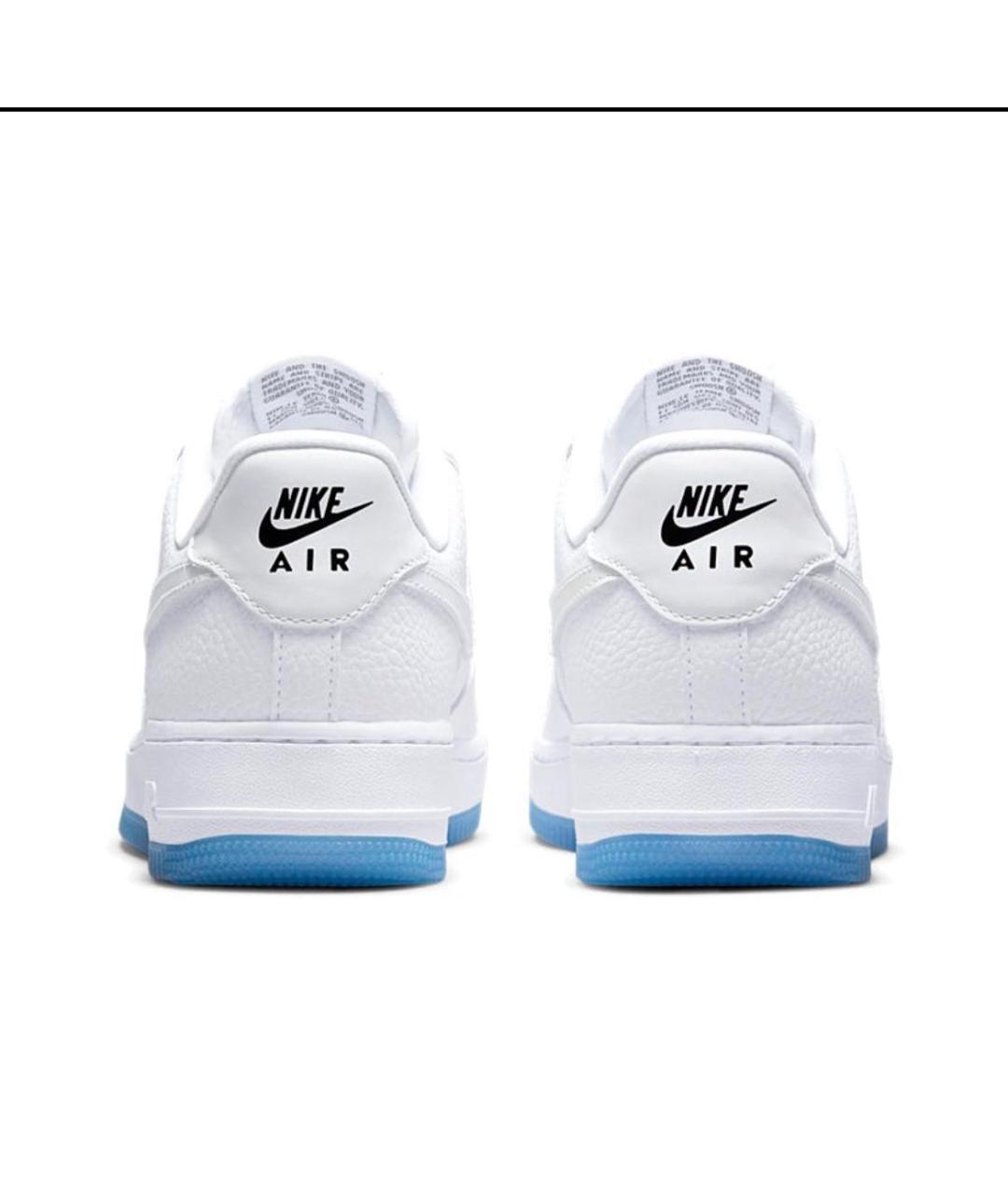 NIKE Белые кожаные кроссовки, фото 5