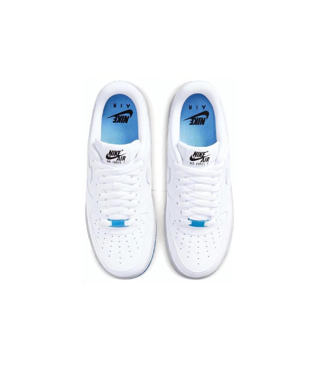 NIKE Белые кожаные кроссовки, фото 4