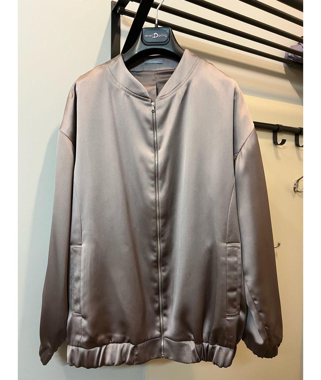12 STOREEZ Коричневый полиэстеровый жакет/пиджак, фото 9