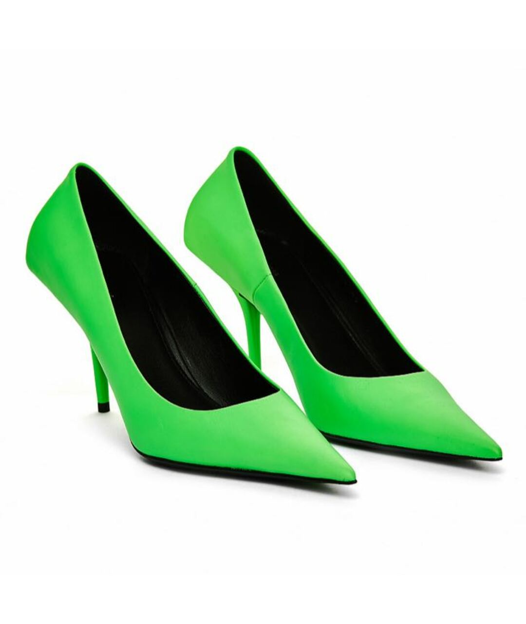 BALENCIAGA Зеленые кожаные туфли, фото 2