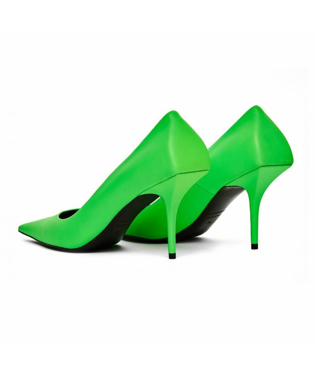 BALENCIAGA Зеленые кожаные туфли, фото 4