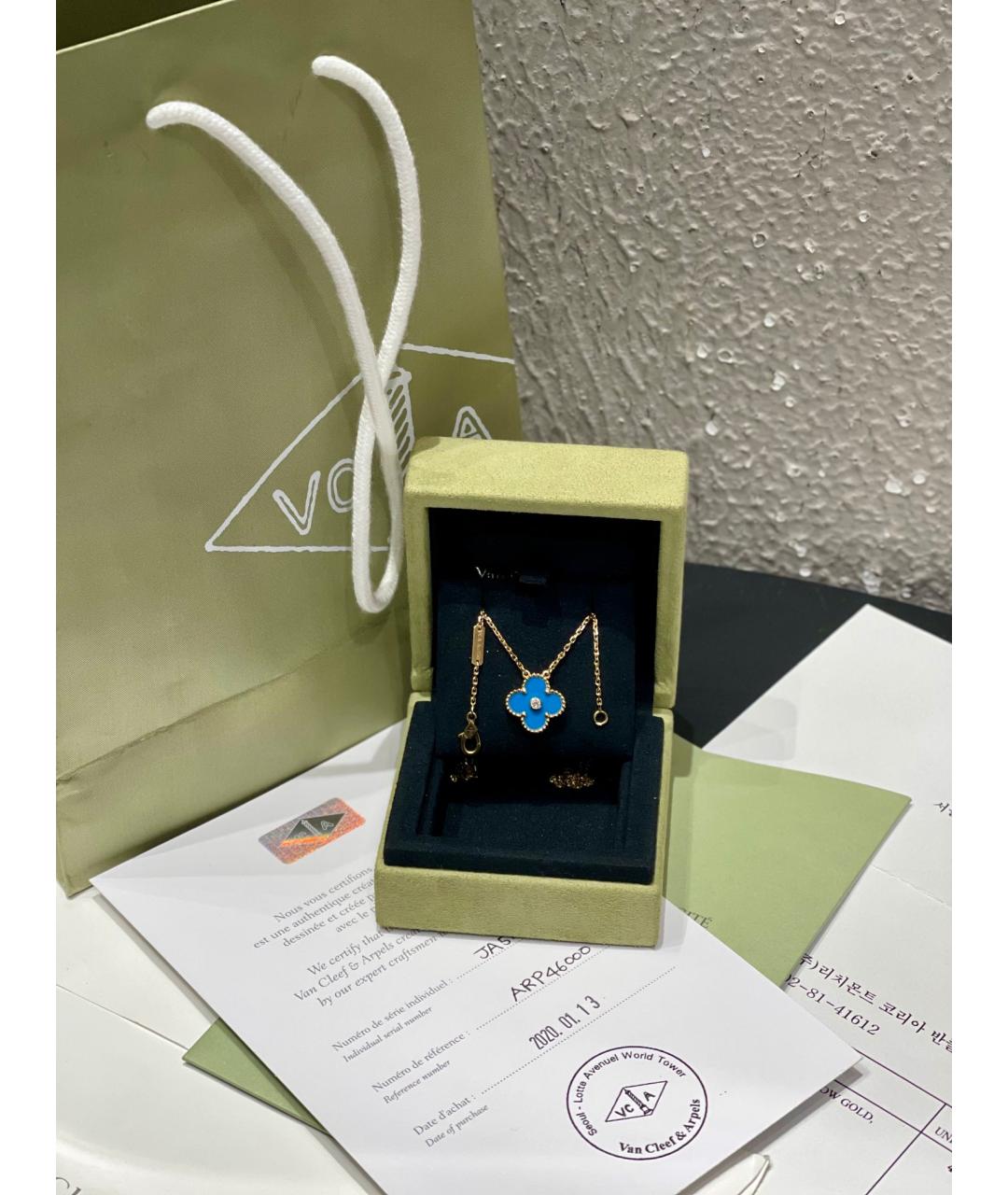 VAN CLEEF & ARPELS Золотое колье из желтого золота, фото 10