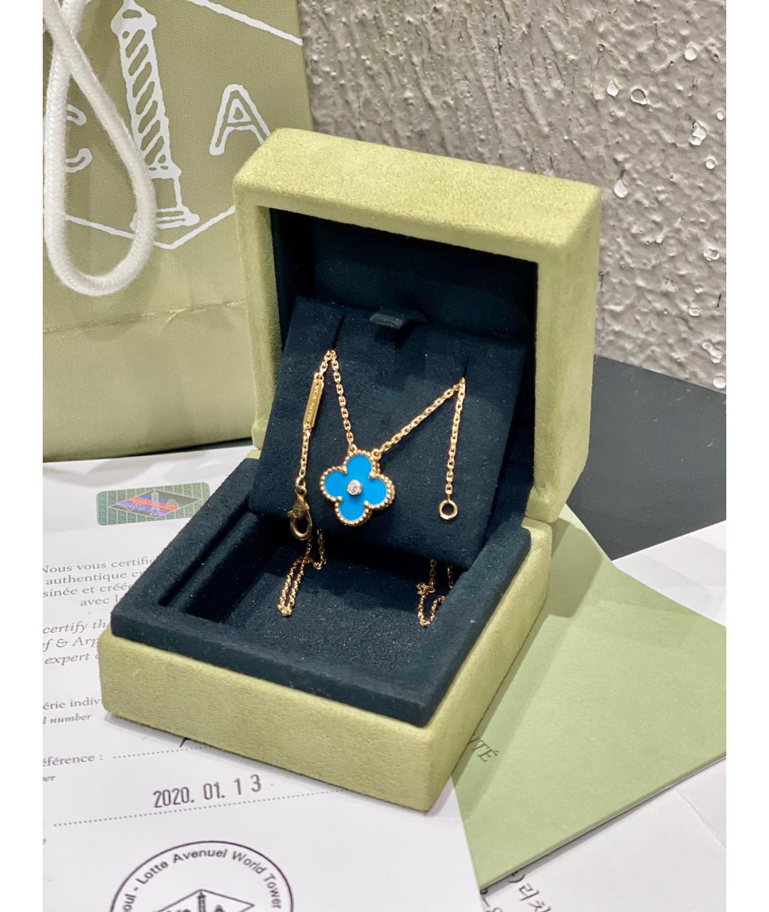 VAN CLEEF & ARPELS Золотое колье из желтого золота, фото 4