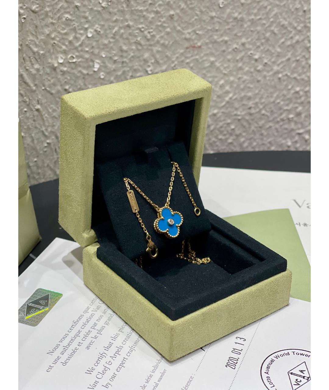 VAN CLEEF & ARPELS Золотое колье из желтого золота, фото 3