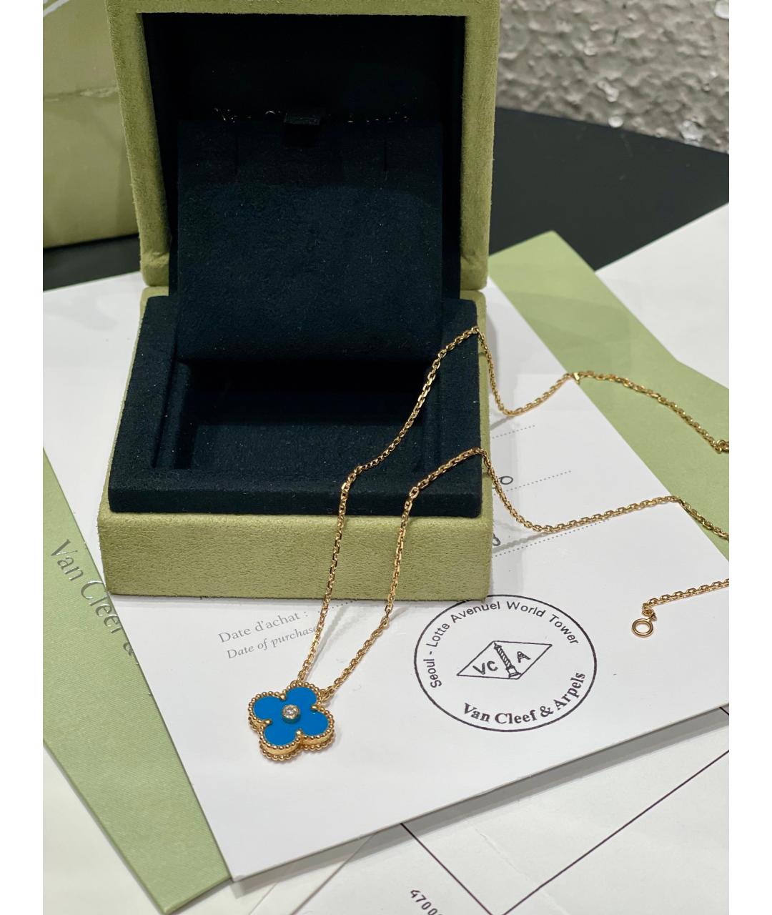VAN CLEEF & ARPELS Золотое колье из желтого золота, фото 8