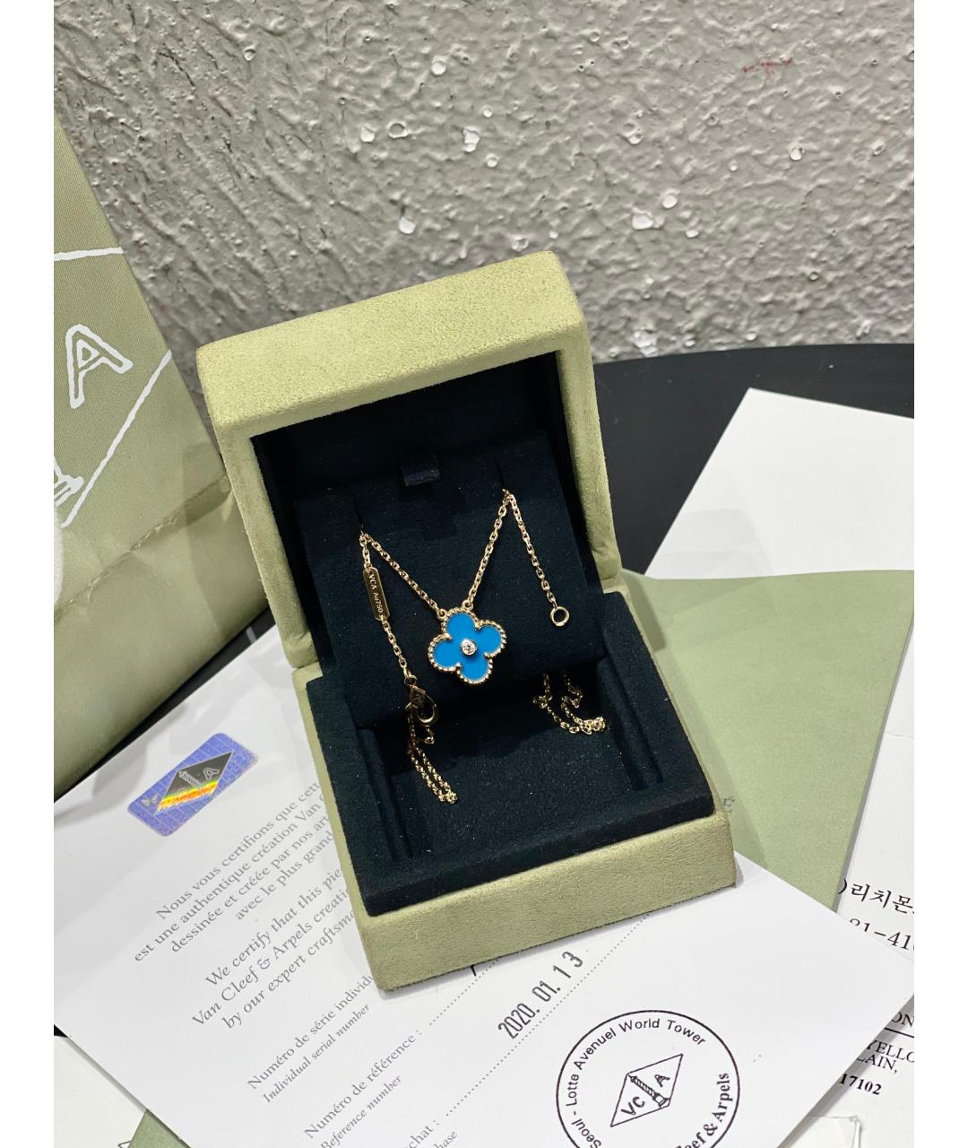 VAN CLEEF & ARPELS Золотое колье из желтого золота, фото 2