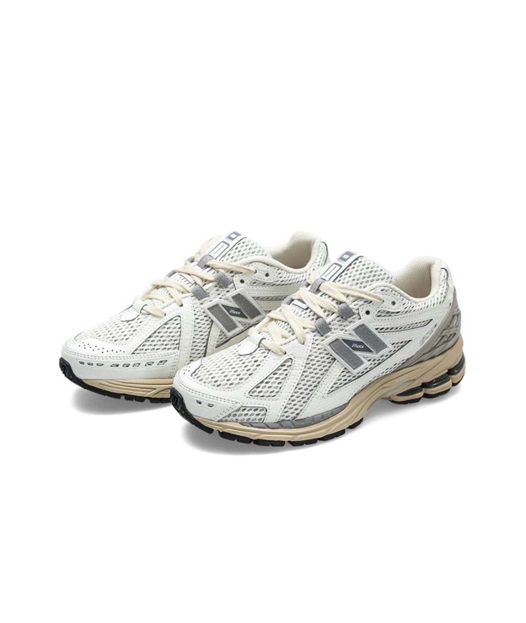 NEW BALANCE Белые текстильные кроссовки, фото 3