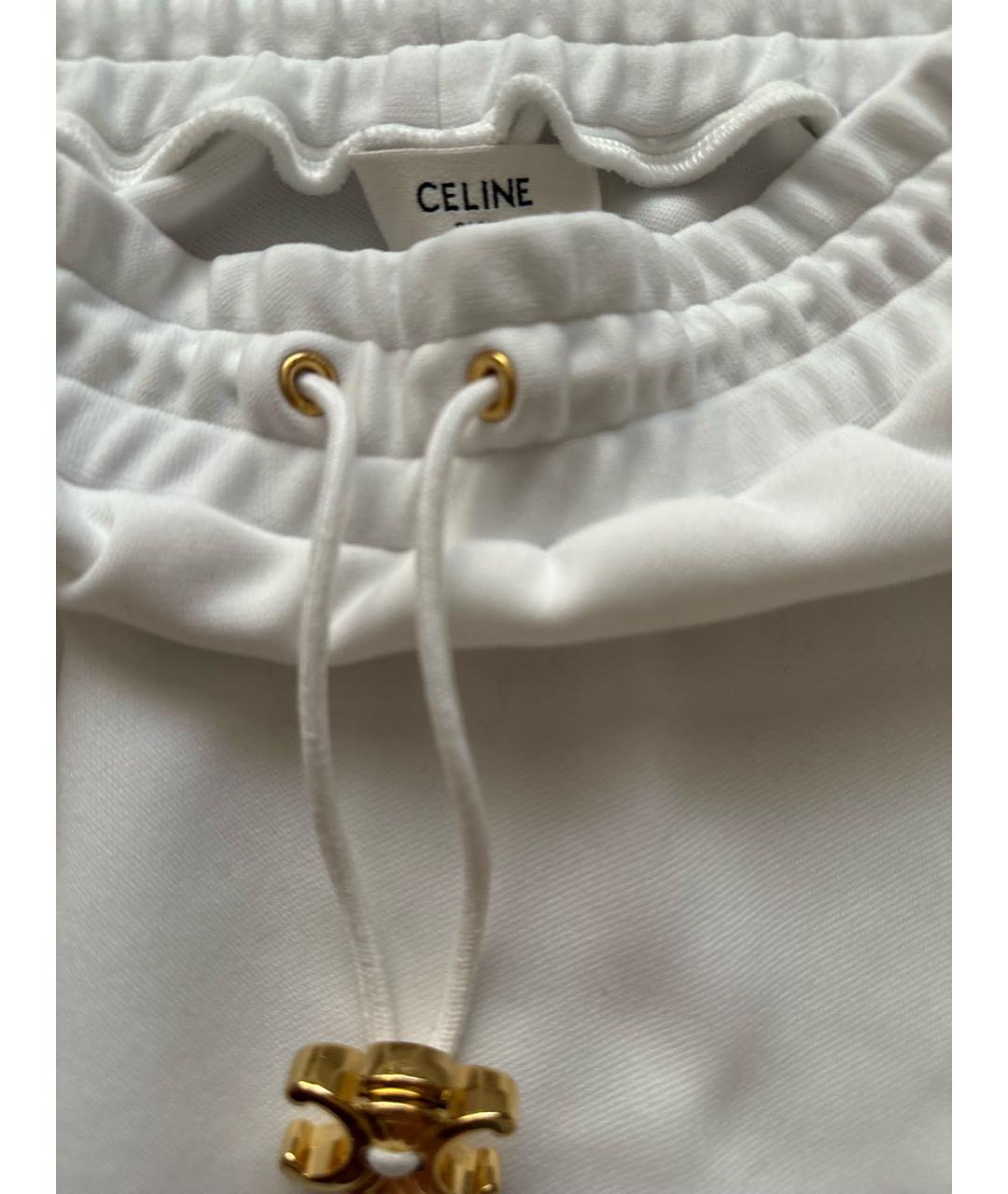 CELINE PRE-OWNED Белая юбка мини, фото 2