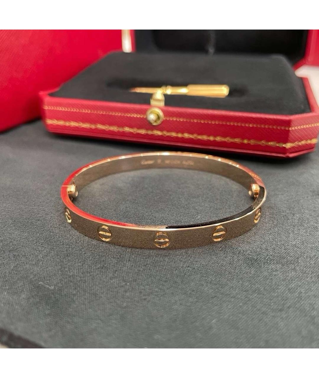 CARTIER Золотой браслет из розового золота, фото 3