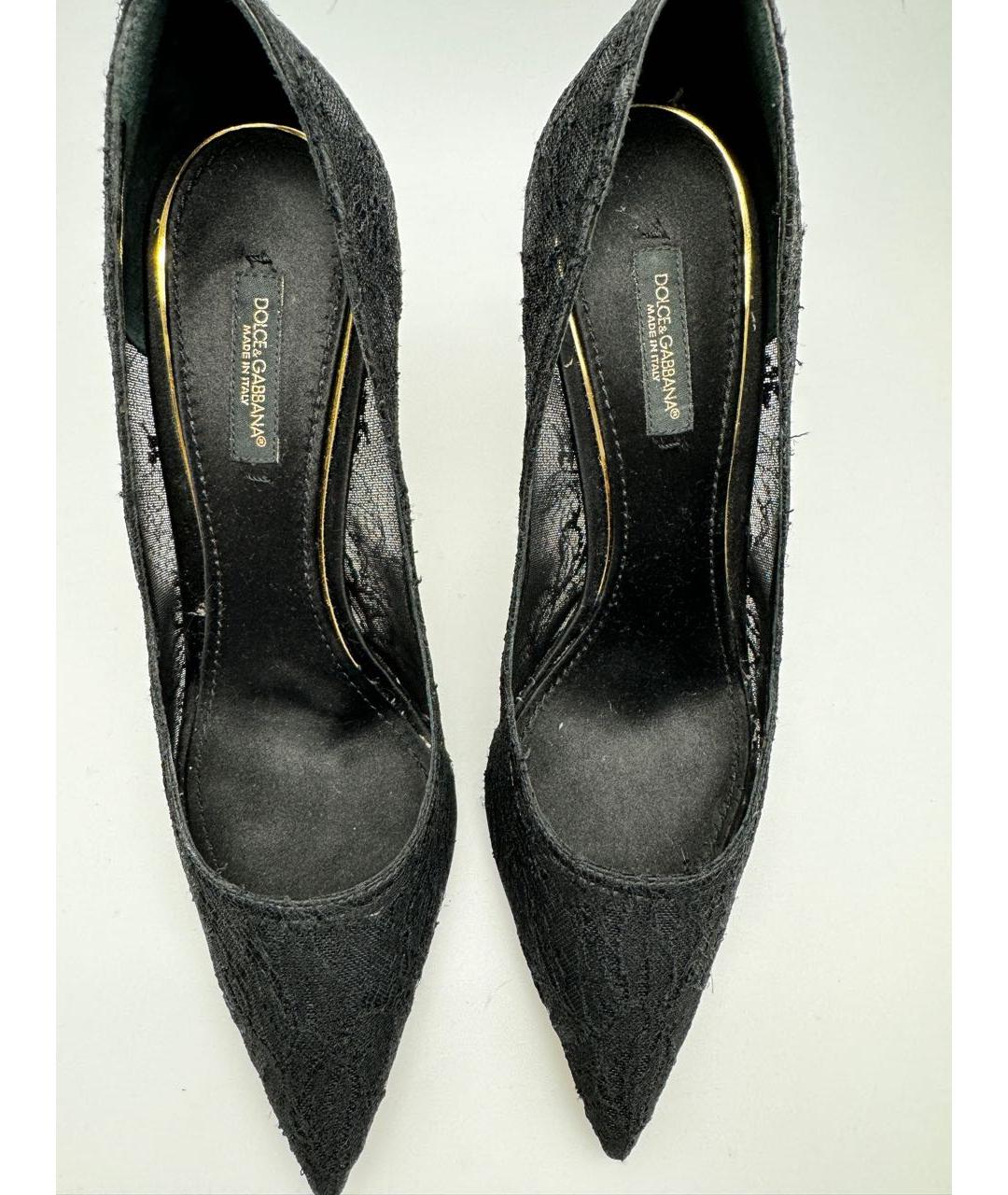 DOLCE&GABBANA Черные туфли, фото 7