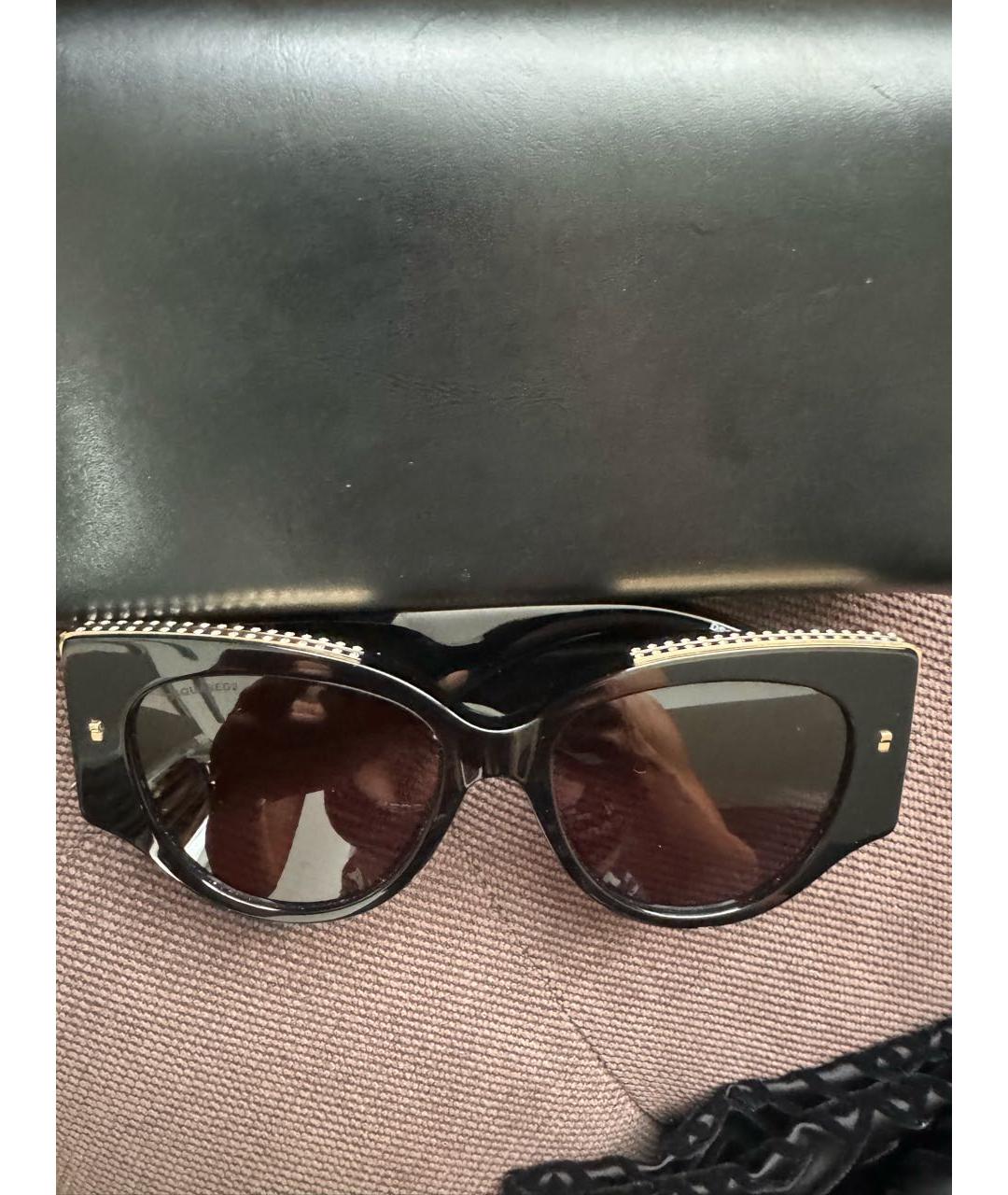 DSQUARED2 Черные пластиковые солнцезащитные очки, фото 2