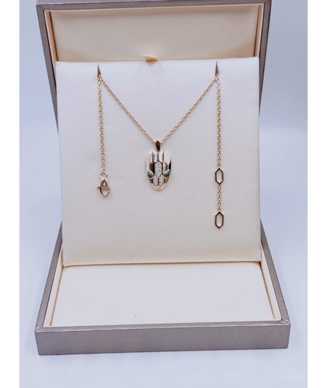 BVLGARI Золотое колье из розового золота, фото 2