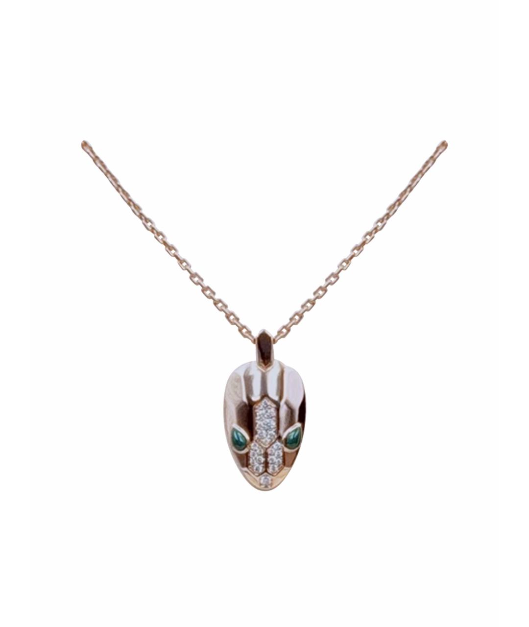 BVLGARI Золотое колье из розового золота, фото 1