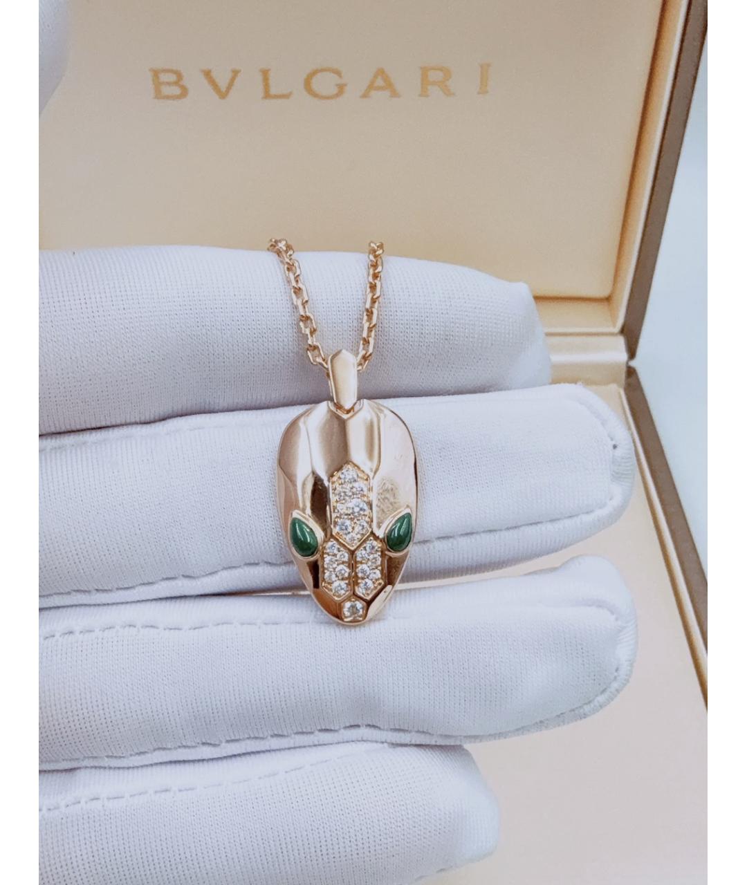 BVLGARI Золотое колье из розового золота, фото 3