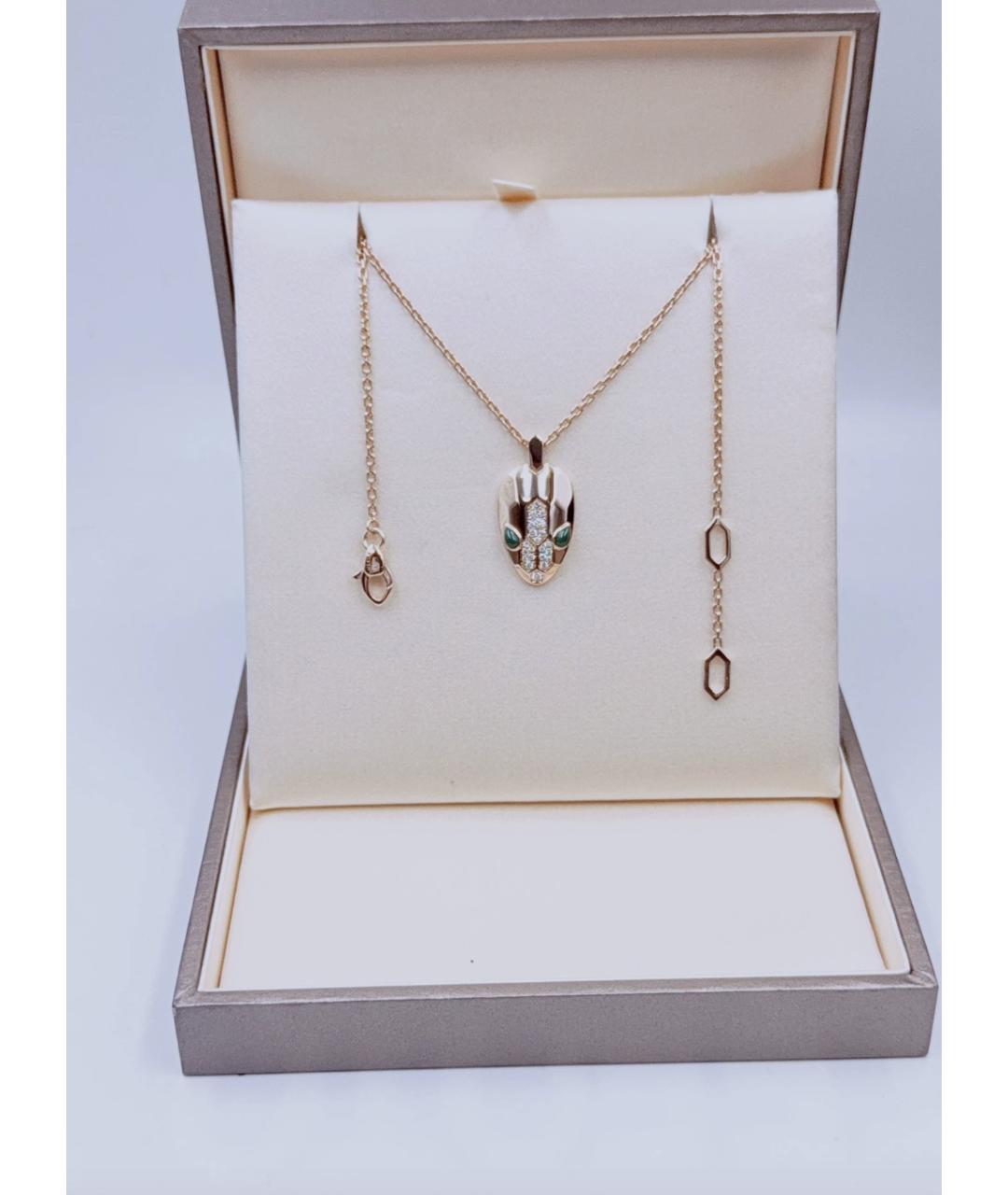BVLGARI Золотое колье из розового золота, фото 5