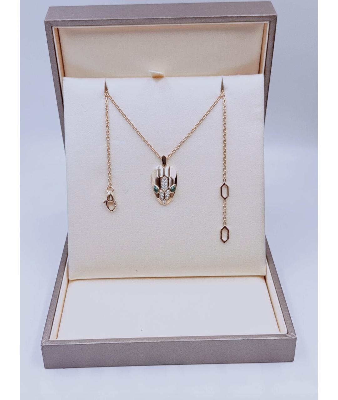 BVLGARI Золотое колье из розового золота, фото 8