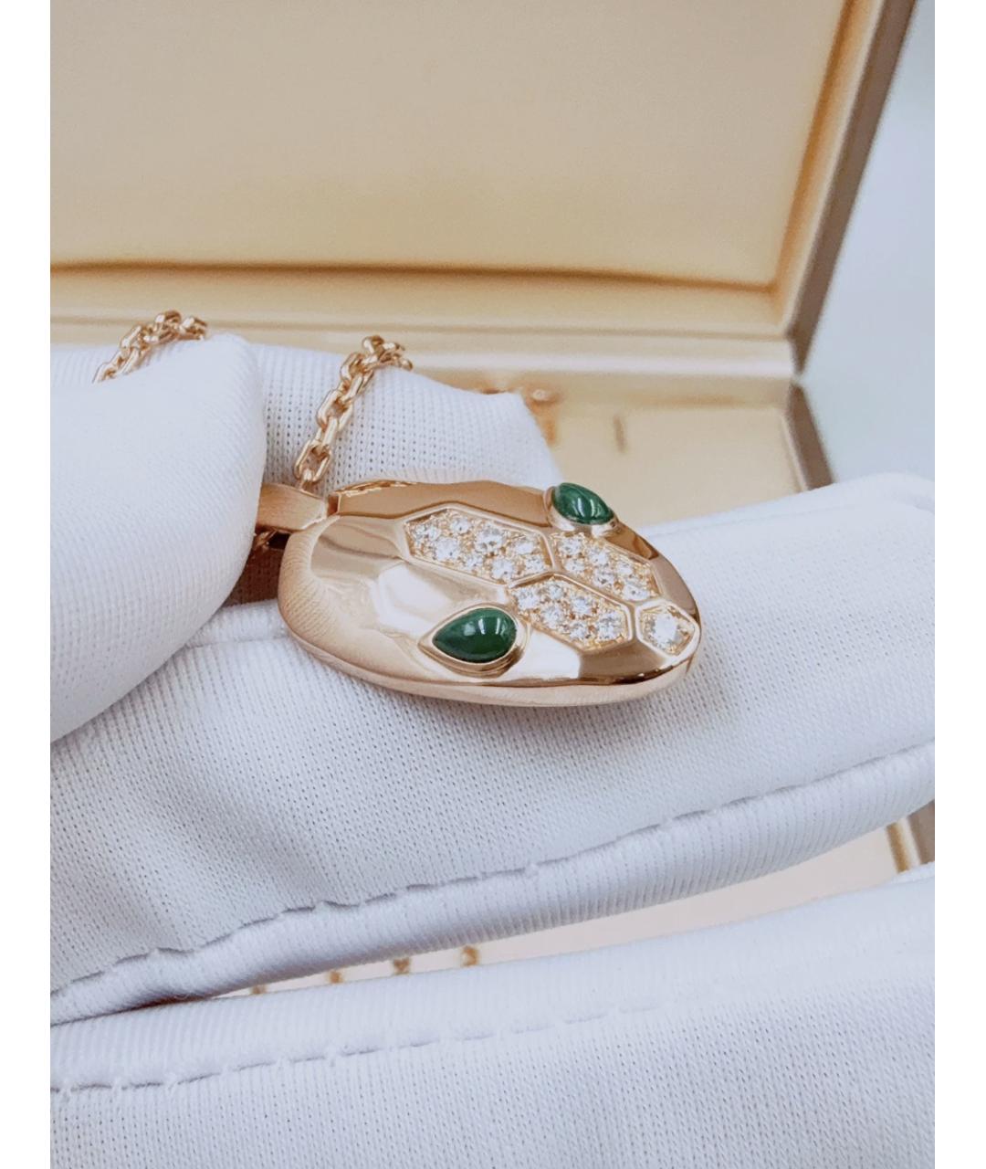 BVLGARI Золотое колье из розового золота, фото 4