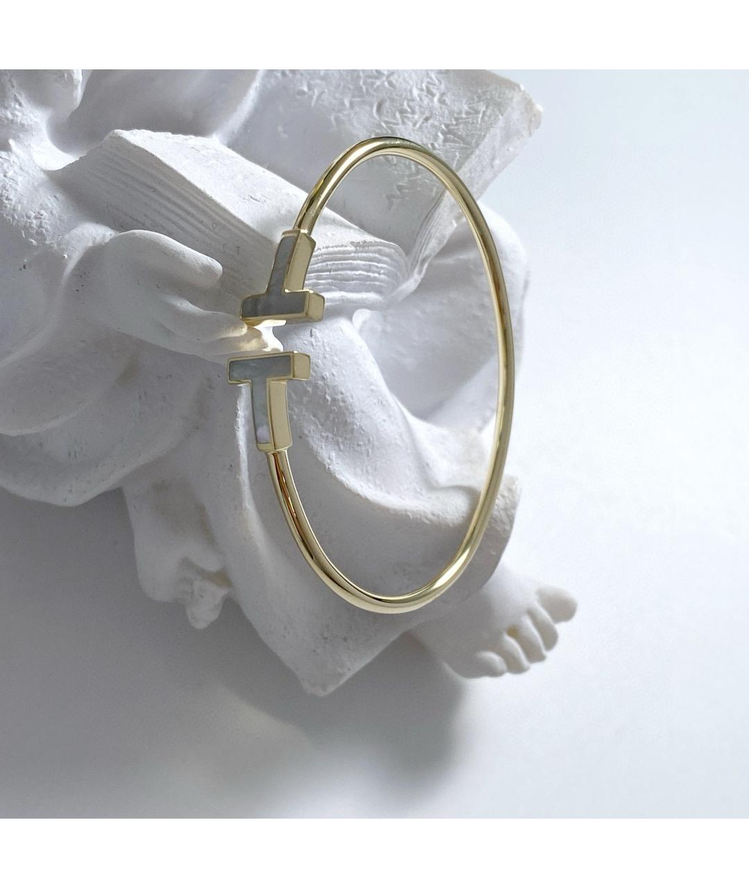 TIFFANY&CO Белый браслет из желтого золота, фото 4