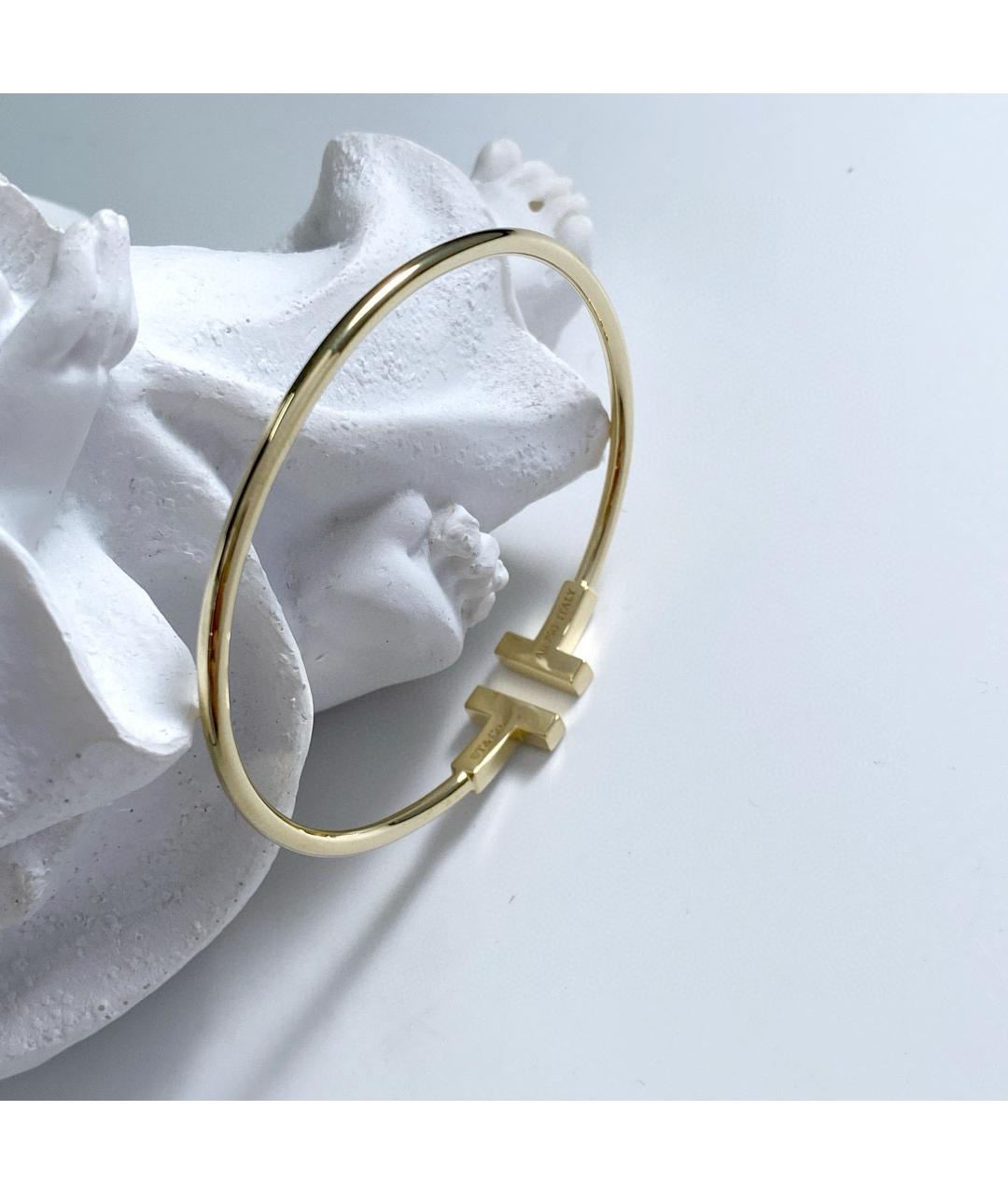 TIFFANY&CO Белый браслет из желтого золота, фото 5